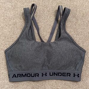 Grey Under Armour sports bra